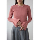 PNK | シアーコンビフレアスリーブニット | AZUL BY MOUSSY
