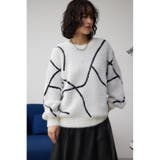 ニュアンスライン柄ニット | AZUL BY MOUSSY | 詳細画像2 