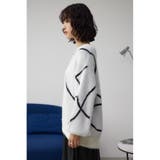 ニュアンスライン柄ニット | AZUL BY MOUSSY | 詳細画像5 