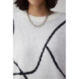 ニュアンスライン柄ニット | AZUL BY MOUSSY | 詳細画像7 