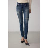 D/BLU3 | AZUL DENIM リペアスキニーデニム | AZUL BY MOUSSY