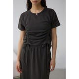 L/BLK1 | ヴィンテージライクドロストTシャツ | AZUL BY MOUSSY