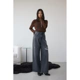 格上げ ヘンリーネックデザインニットトップス | AZUL BY MOUSSY | 詳細画像13