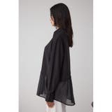 C/T冷感 切替シアーデザインシャツ | AZUL BY MOUSSY | 詳細画像17 