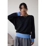バイカラードルマンニットプルオーバー | AZUL BY MOUSSY | 詳細画像13