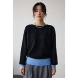 バイカラードルマンニットプルオーバー | AZUL BY MOUSSY | 詳細画像15