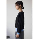 バイカラードルマンニットプルオーバー | AZUL BY MOUSSY | 詳細画像16
