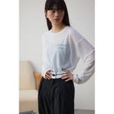シアーロゴロンT | AZUL BY MOUSSY | 詳細画像2 