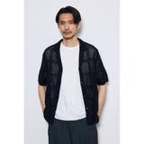 スクエアパターンニットメッシュシャツ | AZUL BY MOUSSY | 詳細画像12 