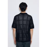 スクエアパターンニットメッシュシャツ | AZUL BY MOUSSY | 詳細画像17 
