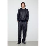 フェイクレザーラインパンツ | AZUL BY MOUSSY | 詳細画像3 