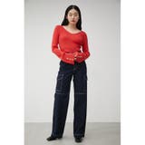 2WAY SLEEVE BUTTON RIB KNIT | AZUL BY MOUSSY | 詳細画像40 