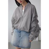 GRY | チュールドッキングブルゾン | AZUL BY MOUSSY