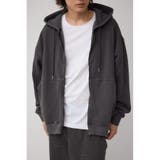 L/BLK1 | ワイドシルエットZIPUPフーディー | AZUL BY MOUSSY