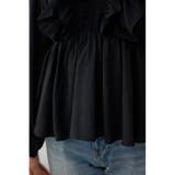 ラッフルショルダー長袖ブラウス | AZUL BY MOUSSY | 詳細画像26 