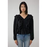 ラッフルショルダー長袖ブラウス | AZUL BY MOUSSY | 詳細画像27 