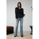 ラッフルショルダー長袖ブラウス | AZUL BY MOUSSY | 詳細画像18 