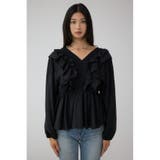 ラッフルショルダー長袖ブラウス | AZUL BY MOUSSY | 詳細画像19 