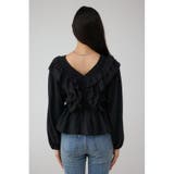 ラッフルショルダー長袖ブラウス | AZUL BY MOUSSY | 詳細画像21 