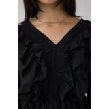 ラッフルショルダー長袖ブラウス | AZUL BY MOUSSY | 詳細画像22 