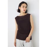 リネンライク畔編みノースリーブニットトップス | AZUL BY MOUSSY | 詳細画像13 
