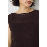 リネンライク畔編みノースリーブニットトップス | AZUL BY MOUSSY | 詳細画像18 