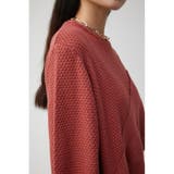 SHOULDER SLIT VOLUME KNIT TOPS | AZUL BY MOUSSY | 詳細画像26