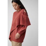 SHOULDER SLIT VOLUME KNIT TOPS | AZUL BY MOUSSY | 詳細画像19
