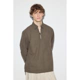 フレンチリネンCOOLMAXスキッパーシャツ | AZUL BY MOUSSY | 詳細画像25 