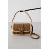 BRN | フェイクムートンショルダーバッグ | AZUL BY MOUSSY