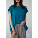 D/GRN3 | C/T冷感 バックスリットワイドニット | AZUL BY MOUSSY