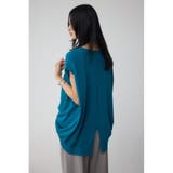 C/T冷感 バックスリットワイドニット | AZUL BY MOUSSY | 詳細画像12 