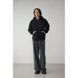 裏起毛ジップアップパーカー | AZUL BY MOUSSY | 詳細画像4 