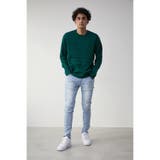 SWITCHING KNIT PULLOVER | AZUL BY MOUSSY | 詳細画像24