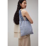 ストライプ柄トートバッグ | AZUL BY MOUSSY | 詳細画像8 
