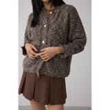 ツイードライクニットカーディガン | AZUL BY MOUSSY | 詳細画像30 