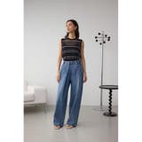 AZUL DENIM フロントタックワイドデニム | AZUL BY MOUSSY | 詳細画像16