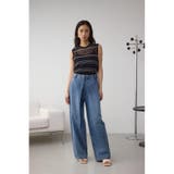 AZUL DENIM フロントタックワイドデニム | AZUL BY MOUSSY | 詳細画像17