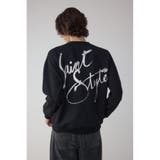 筆記体バックプリント裏毛トップス | AZUL BY MOUSSY | 詳細画像14 