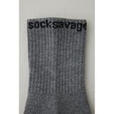 ロゴジャガードミドルソックス | AZUL BY MOUSSY | 詳細画像14 