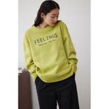 裏毛ロゴクルーネックトップス | AZUL BY MOUSSY | 詳細画像20 