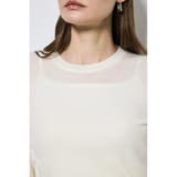 シアー素材ロングTシャツ | AZUL BY MOUSSY | 詳細画像6 