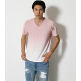 LEAF PILE GRADATION V/N TEE | AZUL BY MOUSSY | 詳細画像1