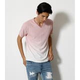 LEAF PILE GRADATION V/N TEE | AZUL BY MOUSSY | 詳細画像2