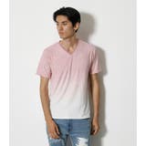 LEAF PILE GRADATION V/N TEE | AZUL BY MOUSSY | 詳細画像5