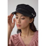 BLK | フェイクレザーナローロープツイルキャスケット | AZUL BY MOUSSY