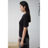 ハーフスリーブクルーネックニット | AZUL BY MOUSSY | 詳細画像17