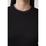 ハーフスリーブクルーネックニット | AZUL BY MOUSSY | 詳細画像19