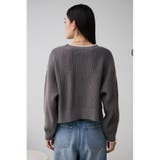 ステッチデザインニットトップス | AZUL BY MOUSSY | 詳細画像42