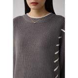 ステッチデザインニットトップス | AZUL BY MOUSSY | 詳細画像36